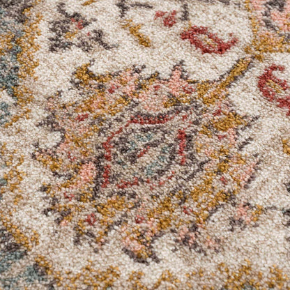Peeta Brown Medallion Area Rug - - Rugs