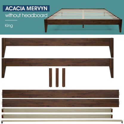Mervyn Solid Wood Bed Frame - - Bed Frame