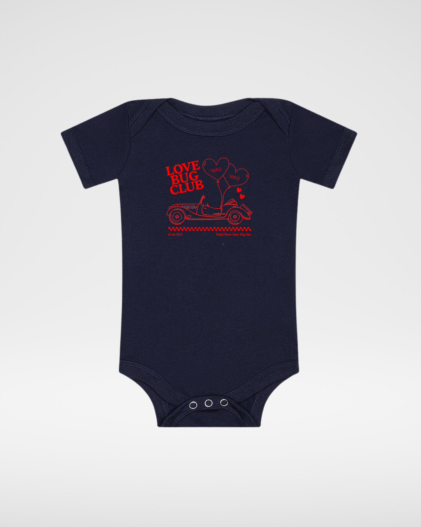 THE LOVE BUG CLUB TEE - ONESIE BLACK - - Baby & Toddler Tops