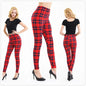 Printed Milk Silk Leggings - Kia Day Design