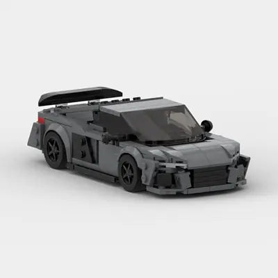 Supercar R8 Racer Brick Car Toys Kia Day Design