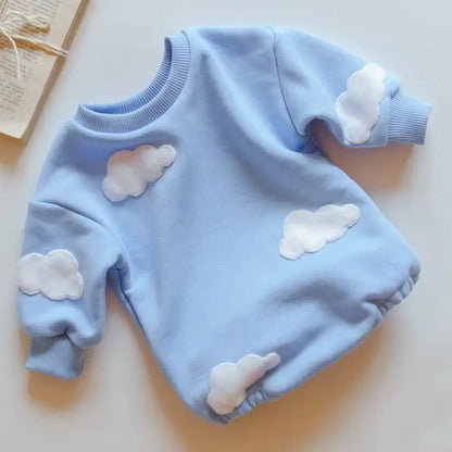 Newborn Cute Onesie blue white 9-12M