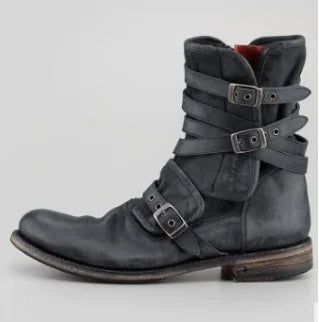 Men's Casual Short Zipper Boots