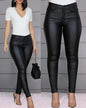 Womens Slim Pencil Pants Black Large