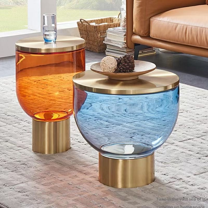 Glass Coffee Table Side Table Kia Day Design