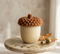 Acorn Sculpture Candle - - candles