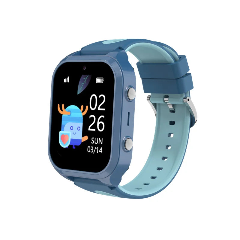 4G Kids Sos Call GPS 700MAH Childrens Waterproof Detachable Body Smart Watch Kia Day Design