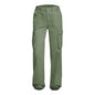 Adjustable Cargo Pants Women Straight Fit Baggy Wide Leg High Waist Pants Pockets Retro Street Style Casual Trousers - army green -