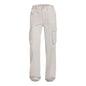 Adjustable Cargo Pants Women Straight Fit Baggy Wide Leg High Waist Pants Pockets Retro Street Style Casual Trousers - GRAY -