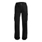Adjustable Cargo Pants Women Straight Fit Baggy Wide Leg High Waist Pants Pockets Retro Street Style Casual Trousers - Black -