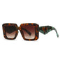 Retro Rectangular Cat Eye Sunglasses - Kia Day Design