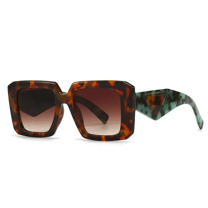 Retro Rectangular Cat Eye Sunglasses - Kia Day Design