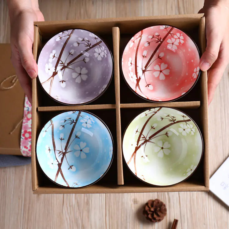 Ceramic Tableware Set - Blue and White Porcelain Bowls - - bowls