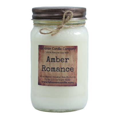 Amber Romance Candle - - Candles & Melts