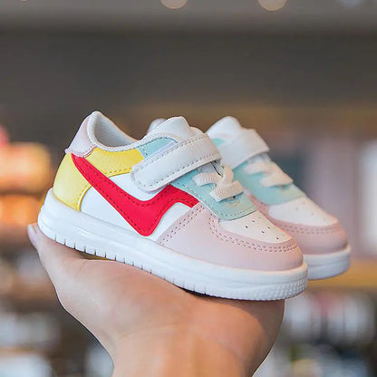 Leather Multicolor Toddler Rubber Shoes - Kia Day Design