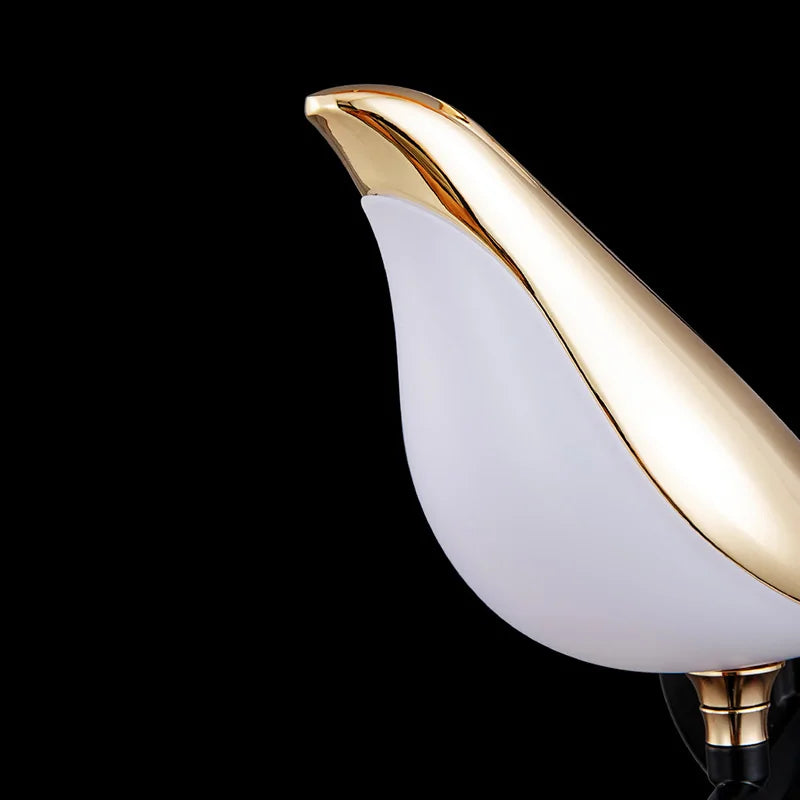 Gold Bird Led Wall Light