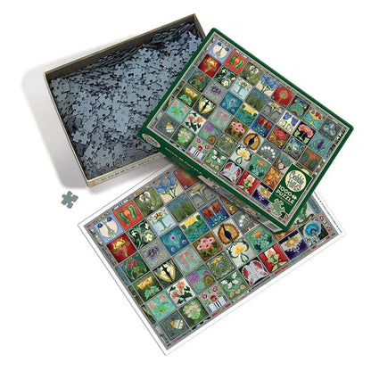 Art Nouveau Tiles 1000 Piece Jigsaw Puzzle Cobble Hill - - Jigsaw Puzzle