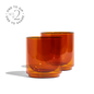 Cove 10oz Glass Tumbler - Set of 2 - Amber - -