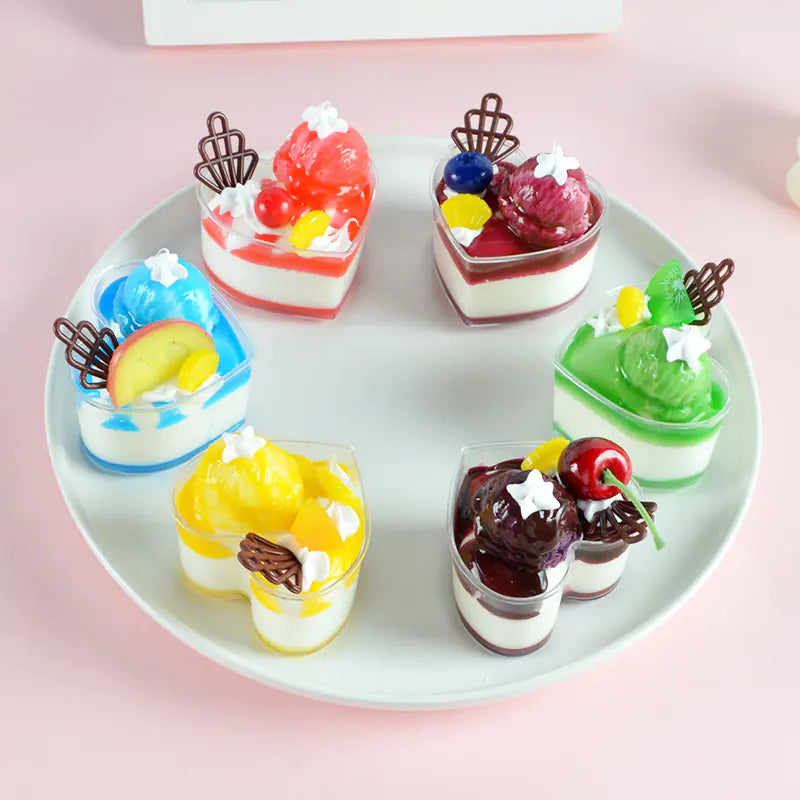 Miniature Faux Cupcake and Dessert Fridge Magnets - - magnets
