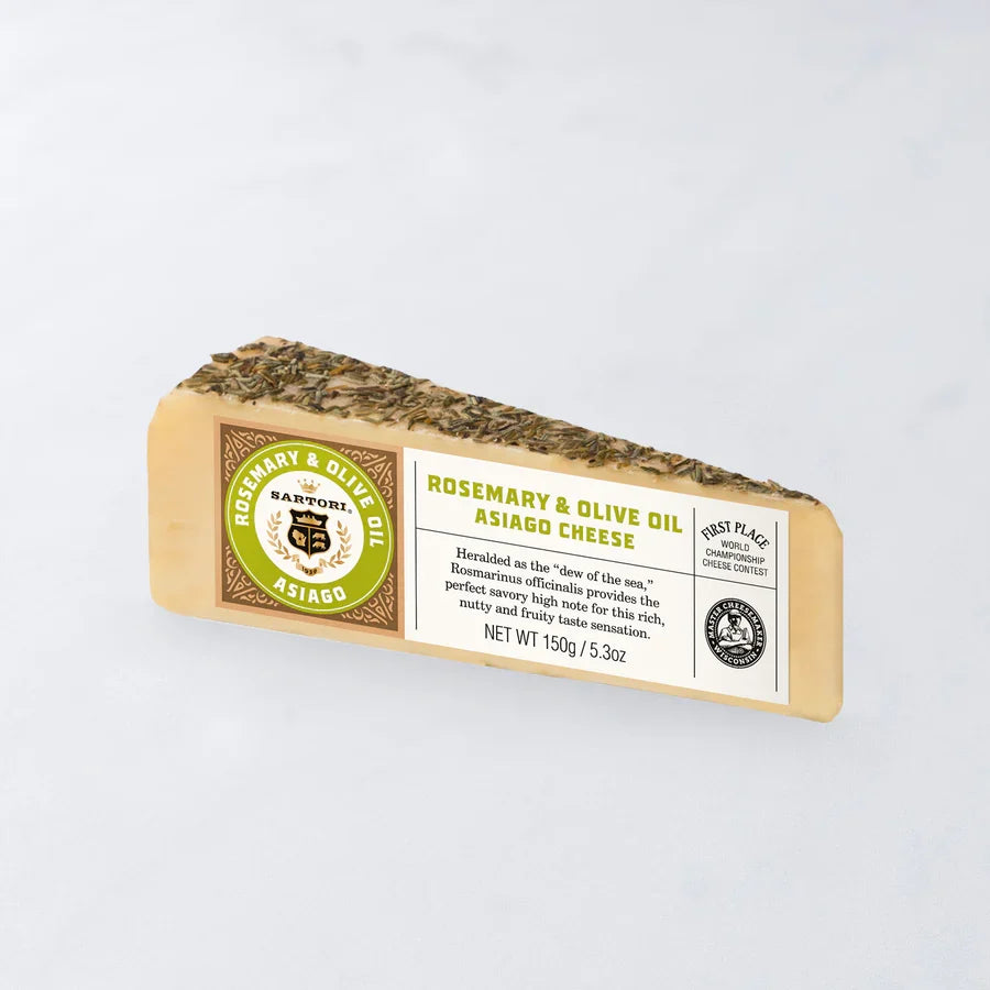 Asiago w/ Rosemary- Keystone Cheese- {{Product type}}