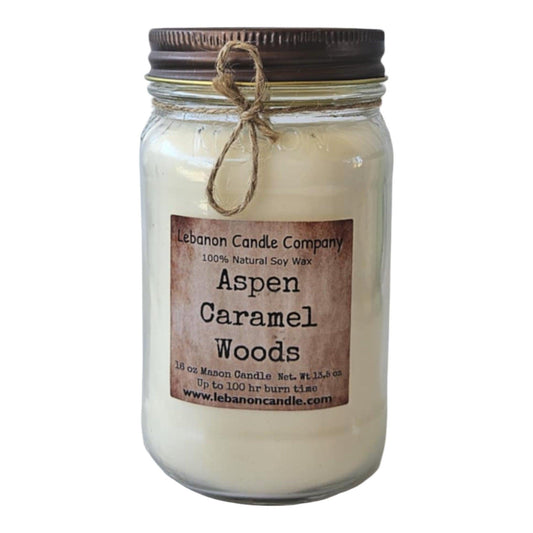 Aspen Caramel Woods Candle - - Candles & Melts
