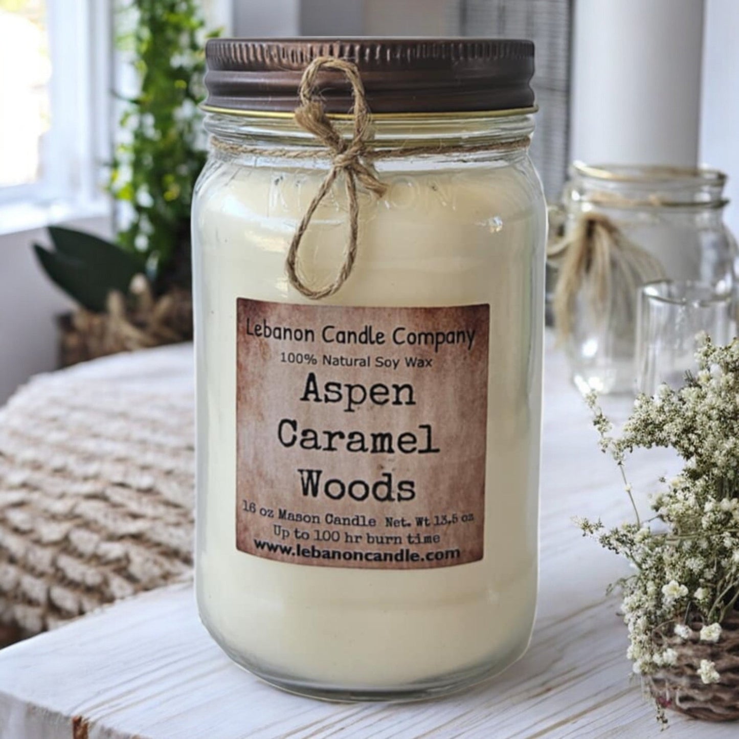 Aspen Caramel Woods Candle - - Candles & Melts