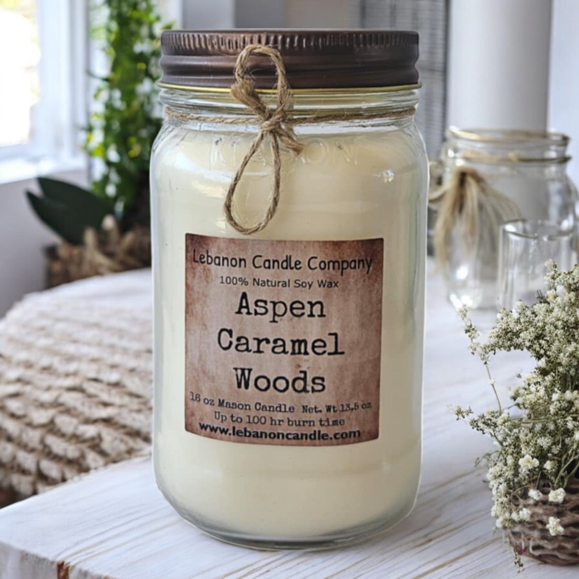 Aspen Caramel Woods Candle - - Candles & Melts