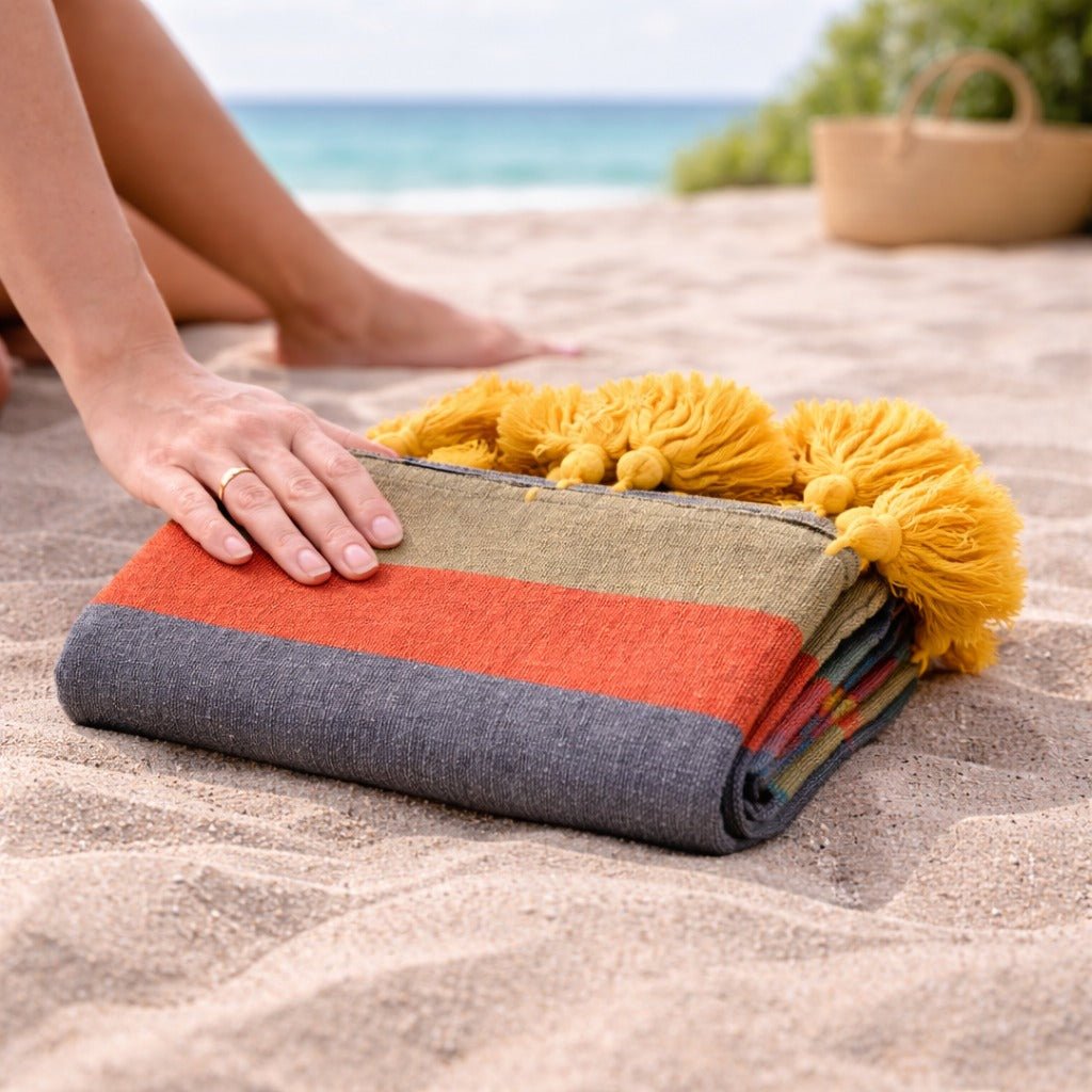 Assorted Loom Beach Towels - - Towel