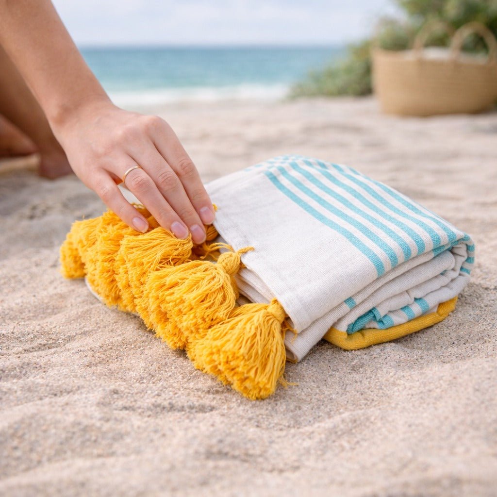 Assorted Loom Beach Towels - - Towel