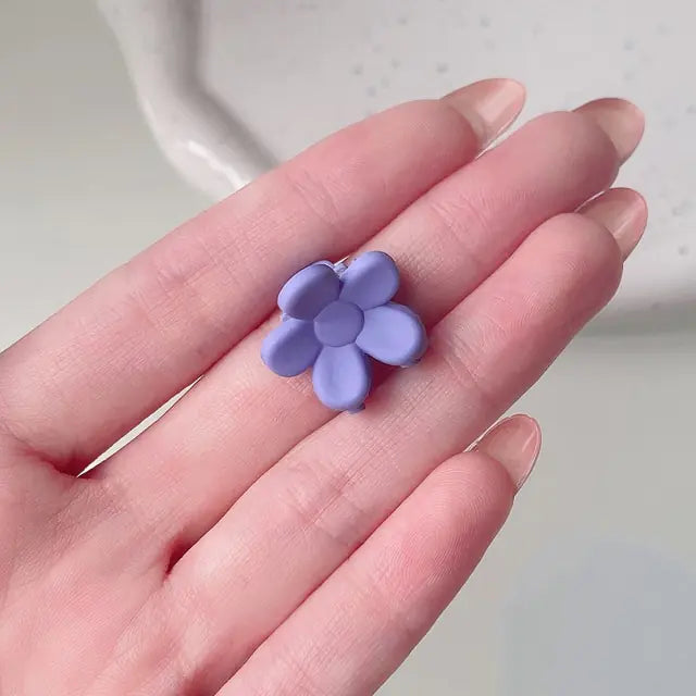 Flower Shape Hair Claw Clip