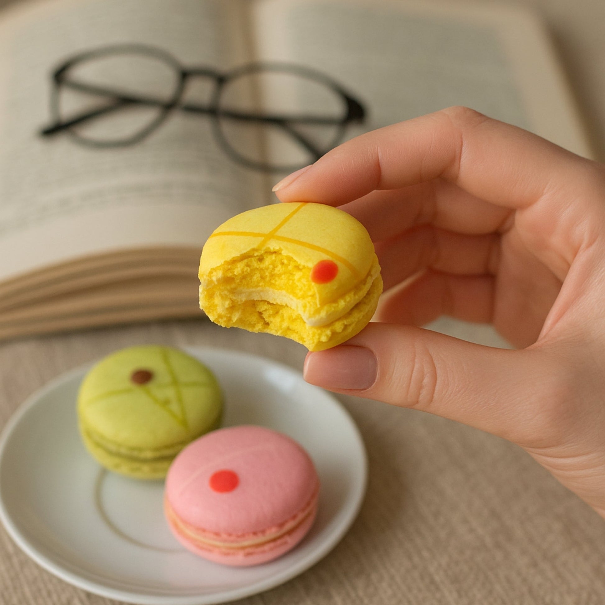 Andy Anand French Macarons, 24-Piece Gift Box – Made Fresh Daily, Assorted Gourmet Flavors, Gluten-Free – Birthday & Holiday Celebration - - Food & Beverages > Bakery > Cookies