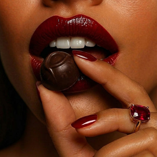 Andy Anand Belgian Dark Chocolate Cherry Cordials, 48 pc – Vegan Gift Box - - Food & Beverages > Desserts & Sweets > Chocolate