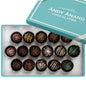 Andy Anand Artisan Dark Chocolate Truffles, 24 pc – Handmade Assorted Flavors, 60% Cocoa Butter, Gourmet Birthday & Holiday Gift Collection - - Food & Beverages > Desserts & Sweets > Chocolate