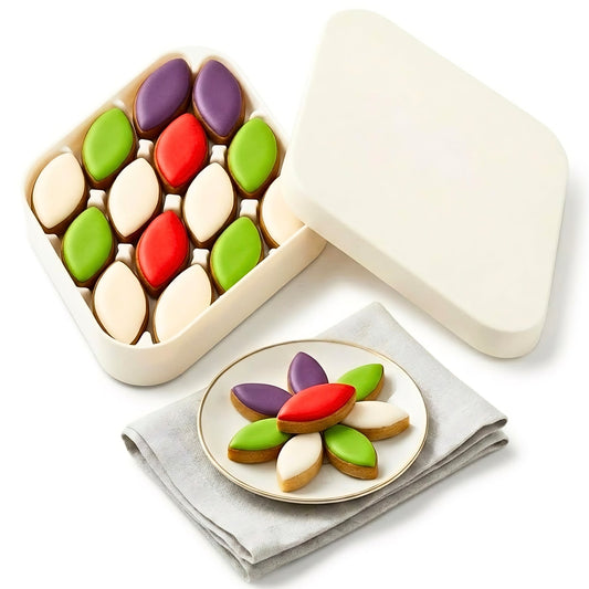 Andy Anand Calissons Almond Candy, 28 pc, 5 Flavors – Imported Calissons de Provence, French Confection, Gourmet Birthday & Holiday Gift Box - - Food & Beverages > Desserts & Sweets > Candy