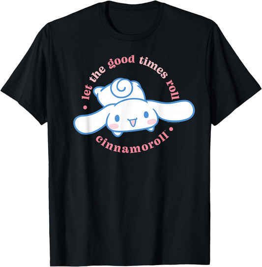 Original Cinnamoroll Let Good Times T-Shirt - Custom Art Print for Adults - - Clothing