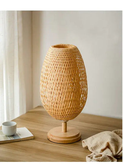 Handmade Bamboo Rattan Table Lamp Kia Day Design