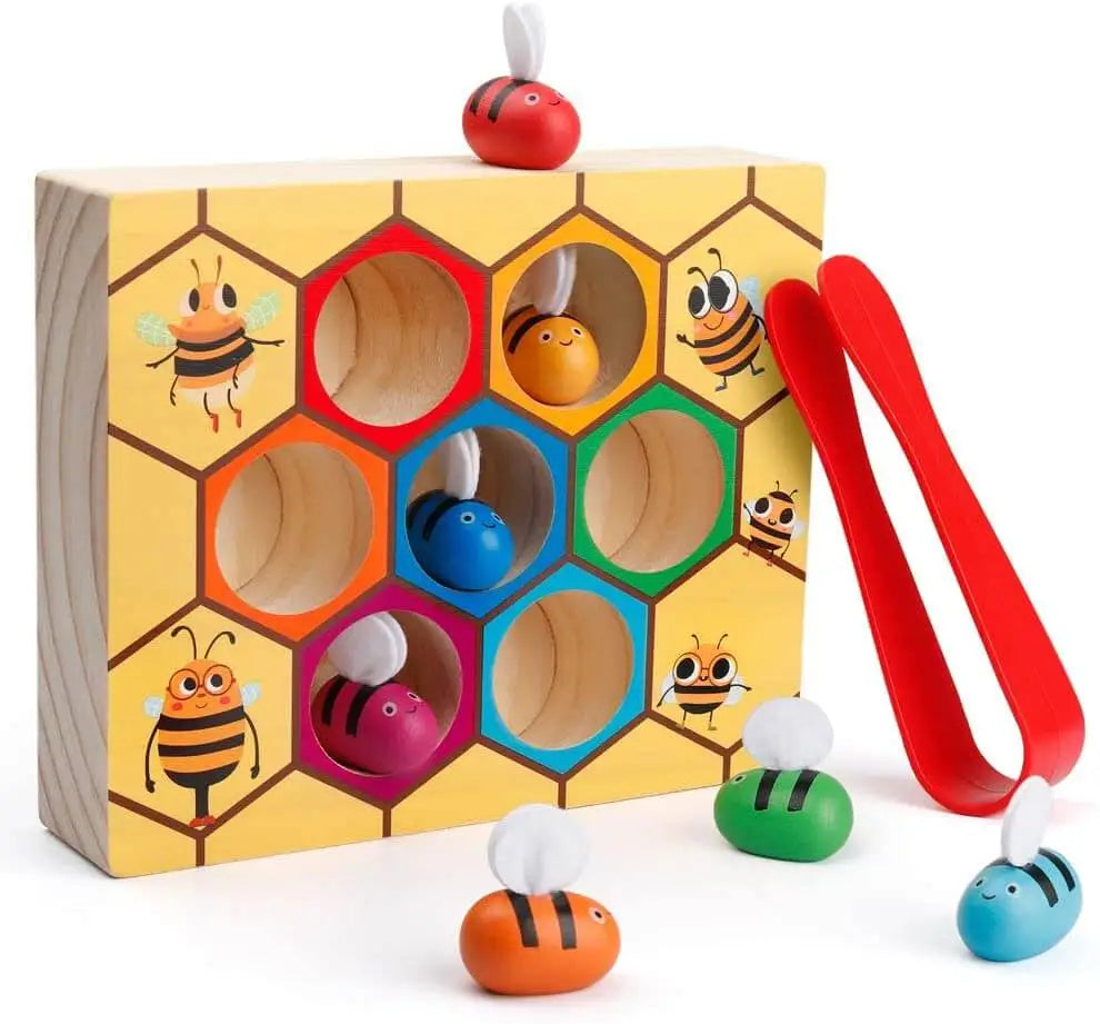 Bee Wooden Sorting Game