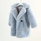 Kids Autumn And Winter Coat Light Blue 110cm