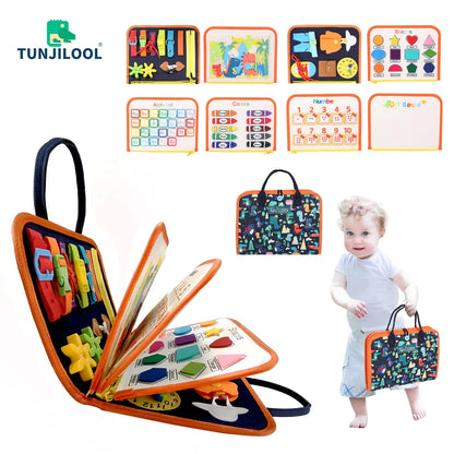 Toddlers Montessori Educational Busy Board