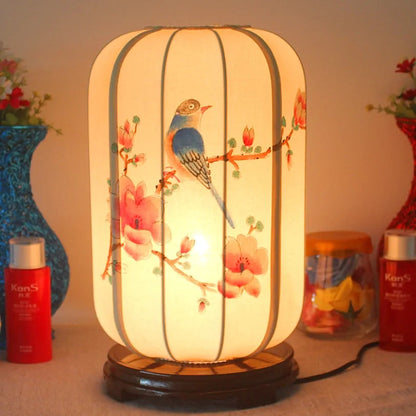 Stylish Hand-Painted Desk Lamp Kia Day Design
