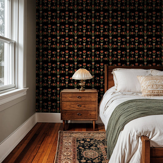 Bravens Bouquet Wallpaper - Peel & Stick LUXE - Wallpaper