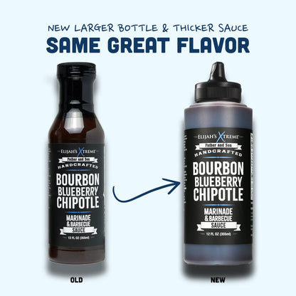 Bourbon Blueberry Chipotle BBQ Sauce & Marinade - - BBQ Sauce