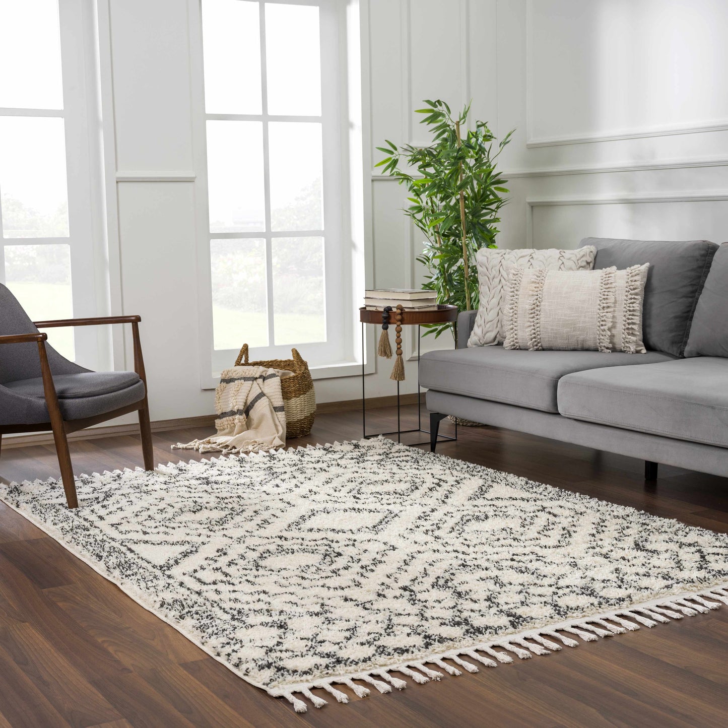 Buan Plush Area Rug - - Rugs