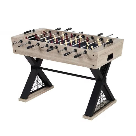 Sturdy X-Leg Industrial Modern Style 48-inch Foosball Table with 2 Balls - - Accents > Game Room