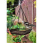 Heavy Duty Black Iron Mesh Bird Feeder Seed Tray with Easy to Hang Chain - - Outdoor > Outdoor Decor > Bird Feeder