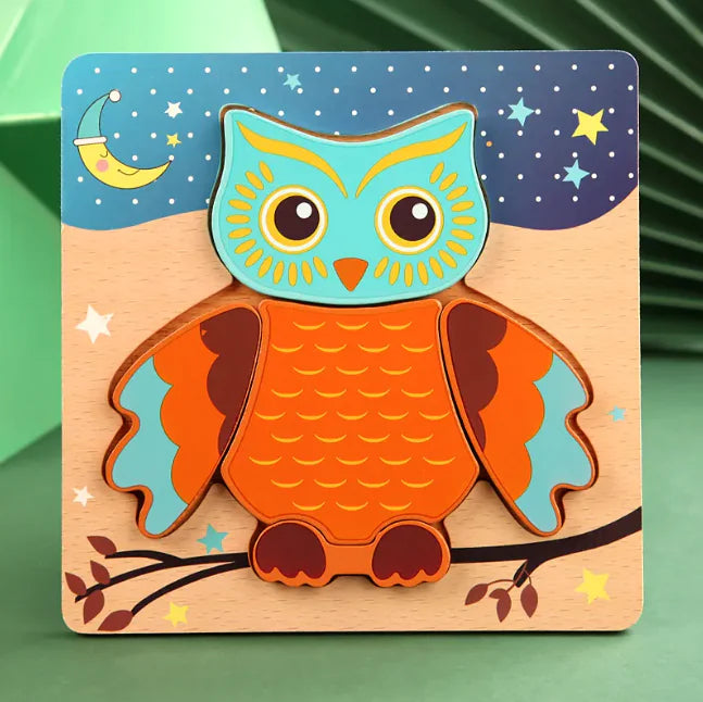 3D Animal Puzzle Set - Kia Day Design