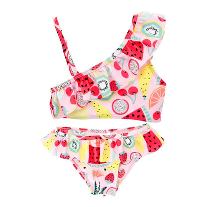 Watermelon Print Toddler Girls Swimsuit YY9042 2T