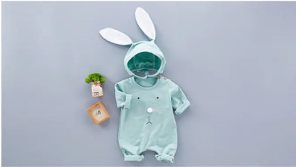 Newborn Cute Cotton Onesie Green 12-18 Months Old