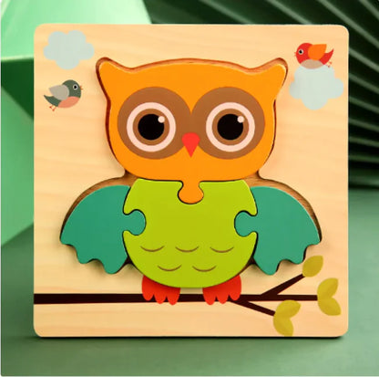3D Animal Puzzle Set - Kia Day Design