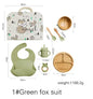 Baby Feeding Tableware Box Set Fox Set 20 x 22 x 20 cm